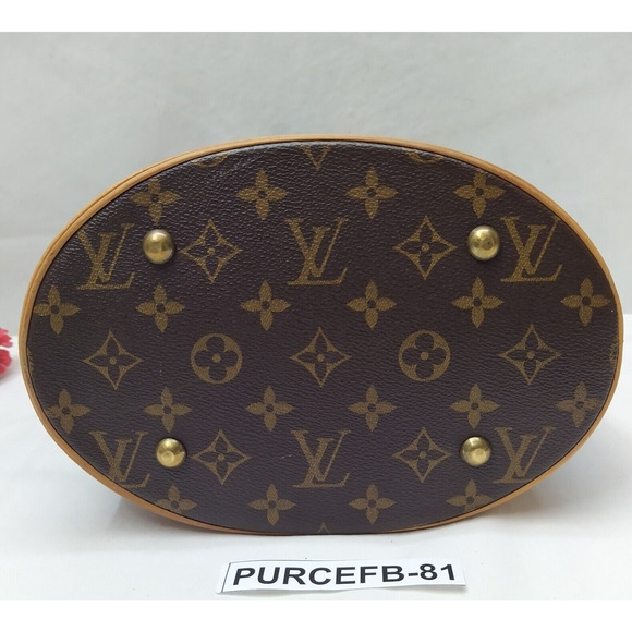 Louis Vuitton Petit Bucket PM Monogram Canvas Double Handles Shoulder Bag - Picture 8 of 16